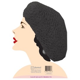 DONNA Wave Net Stand up Wig Head Wig Caps for Women Hair Net Display Black
