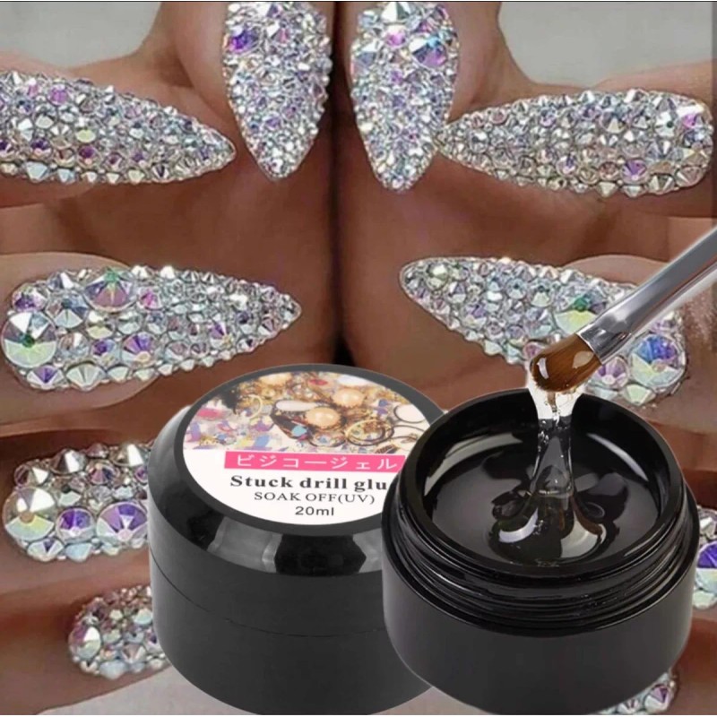 Xiaoya Pegamento De Piedras Decoraciones Para Uñas Manicure 3 Pieza