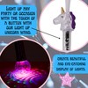 Toyland® 38cm (15") Multicoloured Light Up Fibre Optic Unicorn Wand