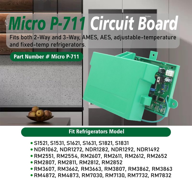 APSFY Micro P-711 Refrigerator Main Power Control Circuit Board |