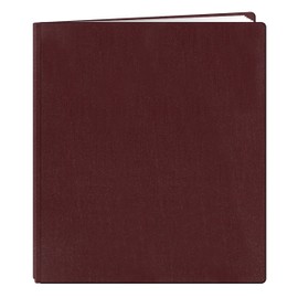 Pioneer Family Treasures Fabric Post Bound Album 12"X15" - Rich Bordeaux