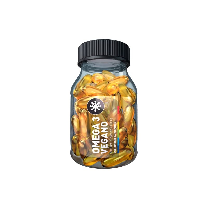 Essential Nutrition, Omega 3 Vegano 50 cápsulas de 1000 mg