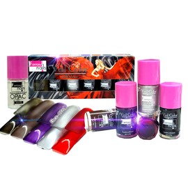 Fantasy Nails Veil Nail tint - Color transparent Nail polish for vitrals & Matte Effect 6 Colors