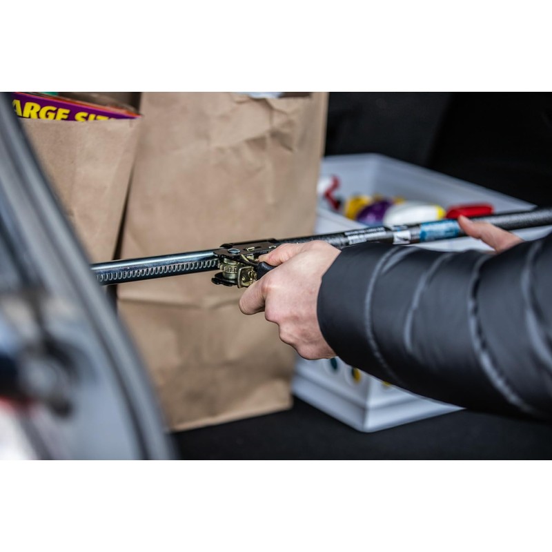 Keeper Adjustable Cargo Bar for Pickup Truck Bed, Ratcheting Cargo