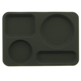 高桑金属 18-8ステンレス カフェトレイ ブラック 406661