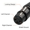GQunit 8PCS 3 Pin XLR Solder Connector, 4 Male and