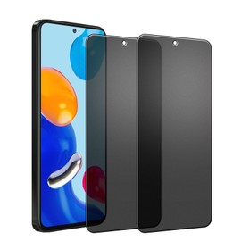 Kiokyrgm Ceramic Privacy Screen Film Matte for Redmi Note 11/11s 4g, Screen Protector, Pack of 2, Anti-Spy Film, Anti-Scratch, Full Cover Protective Film, Anti-Spy Matte