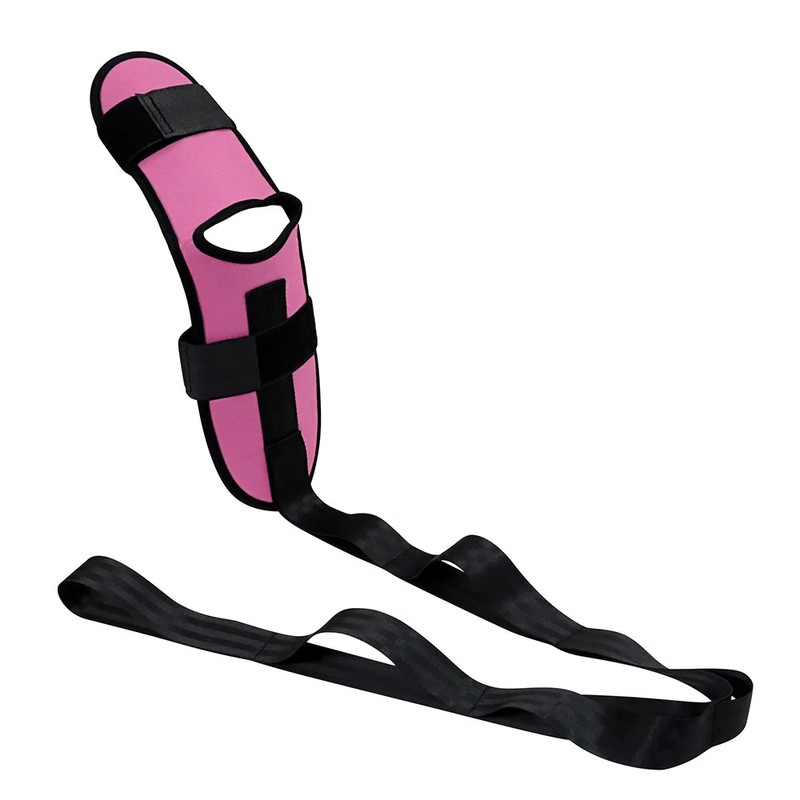 Yoga Stretching Strap for Flexibility Training – Multi-Loop Leg Stretcher