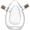 LEONARDO HOME 018708 CUCINA Essig/Öl Flasche 2in1 15,7 cm, Glas