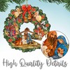 Orthodox Nativity Scene with Angels Décorative Set by G. Debrekht