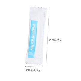 Minkissy 40 Packets of Nasal Wash Salt Saline Nasal Wash Mix for Home Outdoor Use