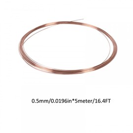 Spring Wire, High Quality C5191 Phosphor Copper Wire, 0.2/0.5/1.0/2.0mm x 5m, Bronze Wire, Elastic Copper Wire, Phosphor Copper Wire