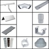 INEFA Drain pipe semicircular, PVC NW125/DN75 white hanging pipe gutter