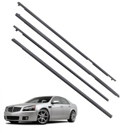 maXpeedingrods 4pc Door Window Reveal Molding Weatherstrip For Pontiac G8 GT GXP 2008-2009 92277517