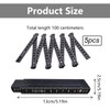 BDHYYM Pack of 5 Folding Ruler 1 m Plastic Folding