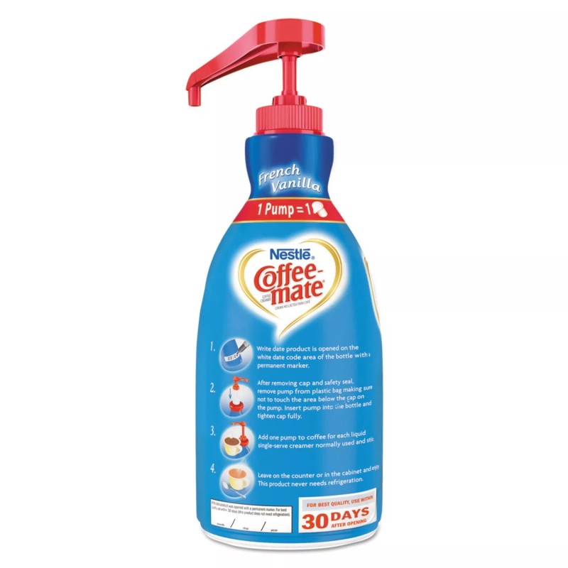 Nestle Coffee mate Coffee-Mate 31803 Liquid Coffee Creamer, French Vanilla,