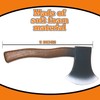 Skeleteen Lumberjack Costume Prop Toy - Wood Look Hatchet Axe