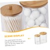 ULTECHNOVO 2pcs Cosmetic Cotton Storage Box with Home Bathroom Kitchen
