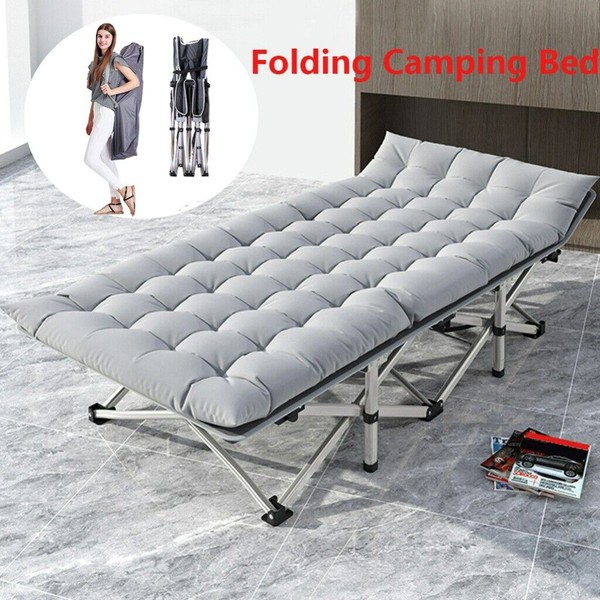 SLSY 1200D Folding Camping Bed 2Layer Oxford Rest Sleeping Cot