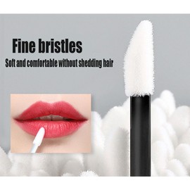 400pcs Lip B-rushes Make Up B-rush Lip Gloss Applicators Lipstick Wands Tool Kits Lip gloss Applicators Tester Wands (black)