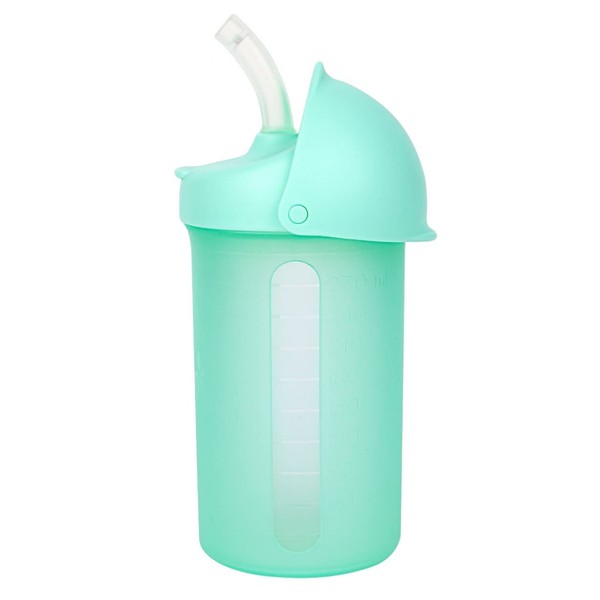 Boon Swig - Taza de silicona para niños pequeños, 255 ml