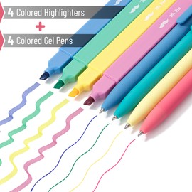 Mr. Pen- Bible Highlighters and Pens No Bleed, 8 Pack, Colorful Bible Pens and Highlighters No Bleed