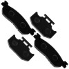 Caltric Front Rear Brake Pads for Yamaha XT250 2008 2009