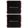 Crunch PX-1000.4, 4 Channel 1000 Watt, 4 Ohms Amp A/B