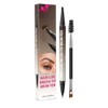 Ampltulastd 4d Brow Pen, Ampltulastd Eyebrow, All-Day Eyebrow & Eyeliner Perfection, 2-In-1 Dual-Ended Eyebrowpen (Dark Brown)