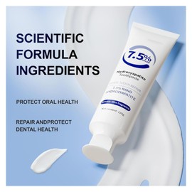 Yawlex 7.5% Hydroxyapatite Toothpaste Hydroxyapatite Toothpastes for Enamel Protection and Tooth Strengthening, Repair and Protect Toothpaste 4.23oz (White)