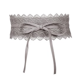 MILAKOO Elegant Obi Belt for Women Knotted Tie Wrap Bowknot Waistband Sweater Dress Belt for Women