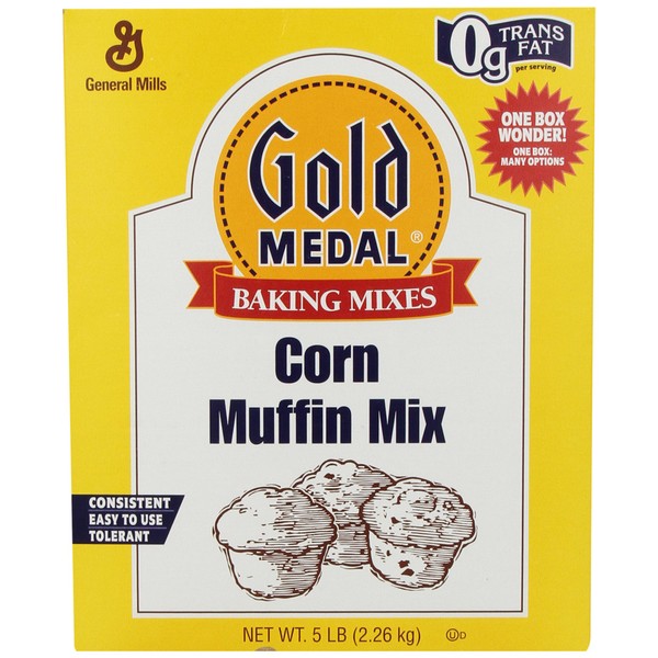 GeneralMills LR/D GOLD MEDAL CORN MUFFIN MIX 6 CASE 5 POUND, 5-pounds
