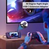 Duttek USB C Right Angle Adapter 40G (Two Styles), 90