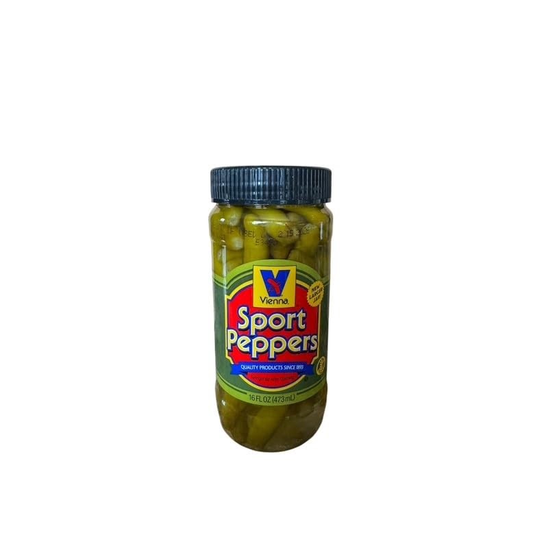 VIENNA SPORT PEPPERS FOR CHICAGO DOGS NEW 16 OZ JAR