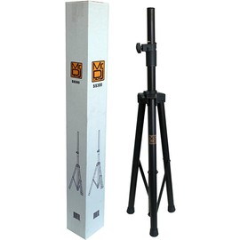 MR DJ SS300B Speaker Stand Universal Black Heavy Duty Folding Tripod PRO PA DJ Home On Stage Speaker Stand Mount Holder