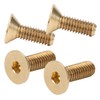 50Pcs Flat Hex Socket Screw Copper Countersunk Head Fastener Hardware