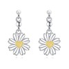 Daisy Earrings for Women 925 Sterling Silver Daisy Flower Dangle