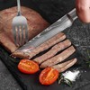 XT XITUO Serrated Steak Knife Set - 6pcs Premium 4.5