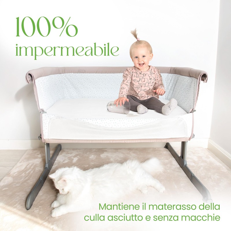 Coprimaterasso Next To Me 51x85 Cm – 100% Bambù Super