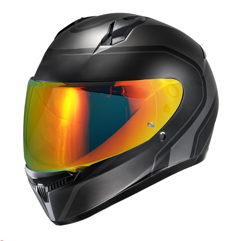 VCOROS HJ-34P Helmet Visor - HJ-34P Helemt Shield Visor Tinted