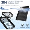 Dish Drying Rack for Kitchen Counter, 304 Stainless Steel 2