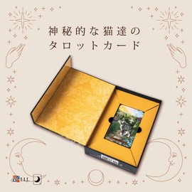 Tarot Cards, 78 Cards, Tarot Divination Cats, Mystical Cats Tarot, Japanese Instruction Manual Included (English Language Not Guaranteed)