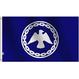 Mohawk Peace Flag 30x60inch Large, Both Sides Heavy Smooth Glossy Silk for Moderate-Outdoor&Indoor 2.5Ftx5Ft Candian Mohawks of The Bay of Quinte Flags Tyendinaga Mohawk Territory