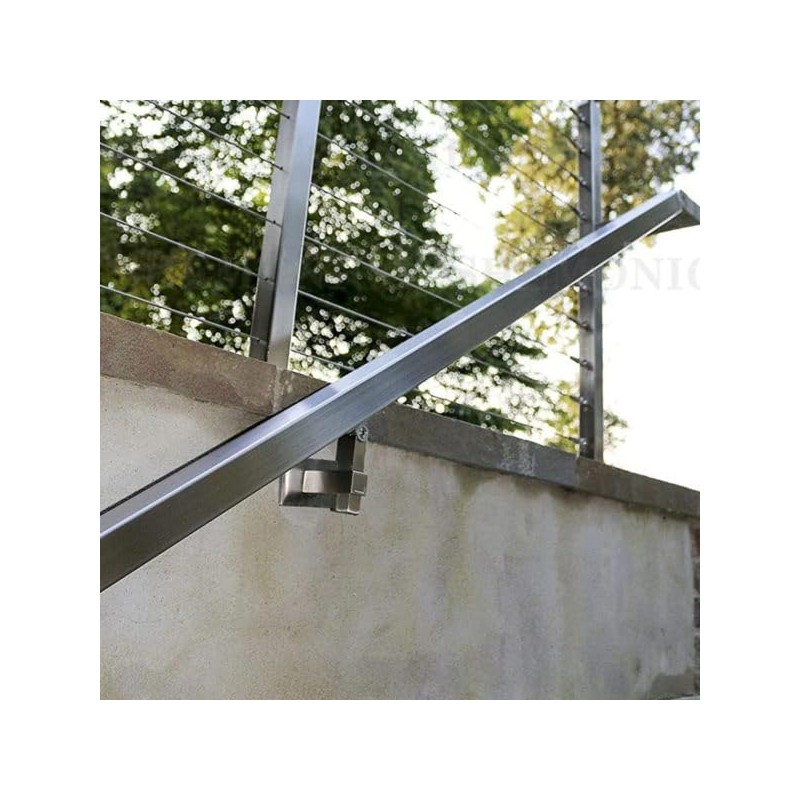 Top Hardware Stainless Steel 316 Garde Wall Mount Adjustable Handrail