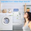 TenYoDaZonify 3-in-1 Indoor Dryer Vent Kit,Upgrade Energy Efficient Dryer Lint