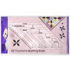 VViViD Clear Acrylic Quilting Template (Diamond Template)