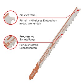 KWB Easy Cut Jigsaw Blades Universal Single Lug Shank 6248 – 20