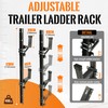 Kojem Adjustable Side Mount Ladder Rack Universal Steel Compatible with