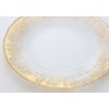 Vetro Felice 349122P Medium Plate Western Tableware Plate, Gold, 8.5