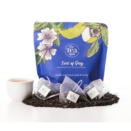 The Tea Spot Earl of Grey Black Tea with Citrus for Energy | Blend of Black Tea, Citrus Root, Mallow Flowers, Bergamot, Citrus and Vanilla Flavoring | 15 Tea Bags